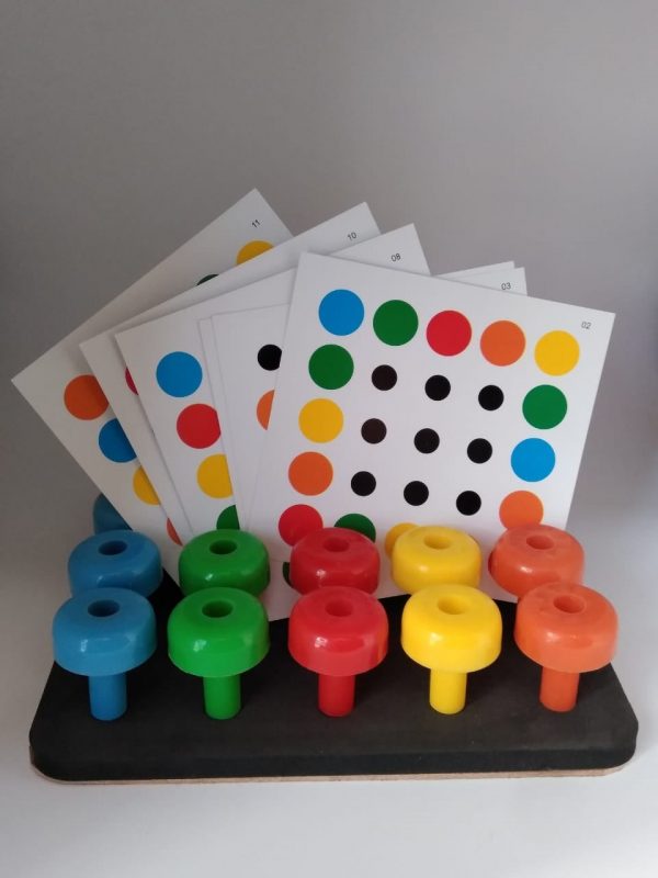 giant pegboard activity toy