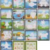 250Pcs Puzzle Wooden Pattern Blocks - Image 3
