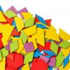 250Pcs Puzzle Wooden Pattern Blocks - Image 2