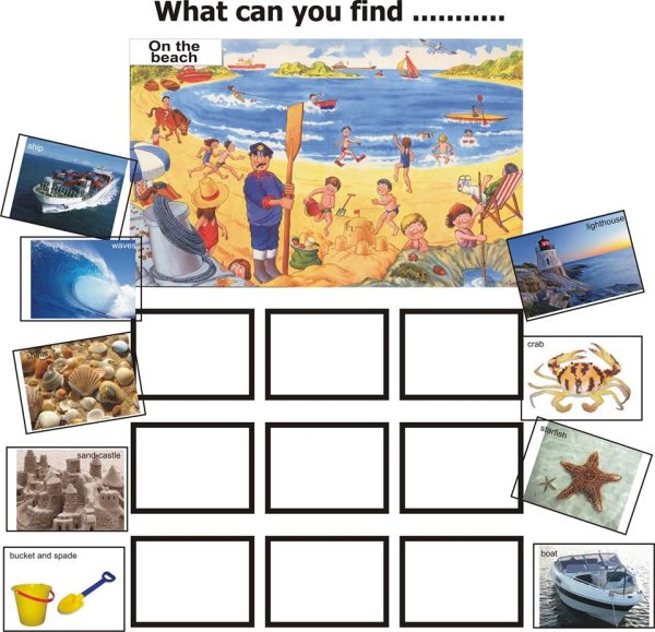 What can you find on the Beach – Classification Games