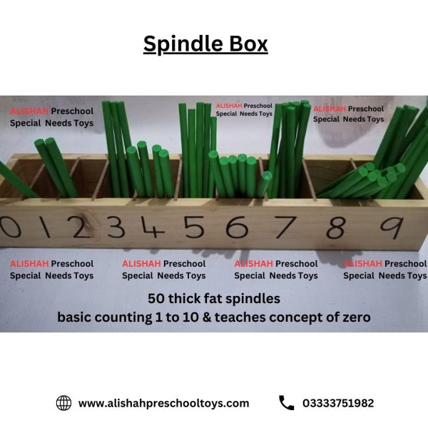 SPINDLE BOX WITH THICK FAT SPINDLES