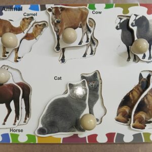 FARM ANIMAL JUMBO KNOB PUZZLE